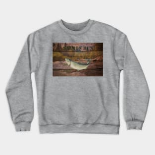 Salmon Run - Fishing Crewneck Sweatshirt